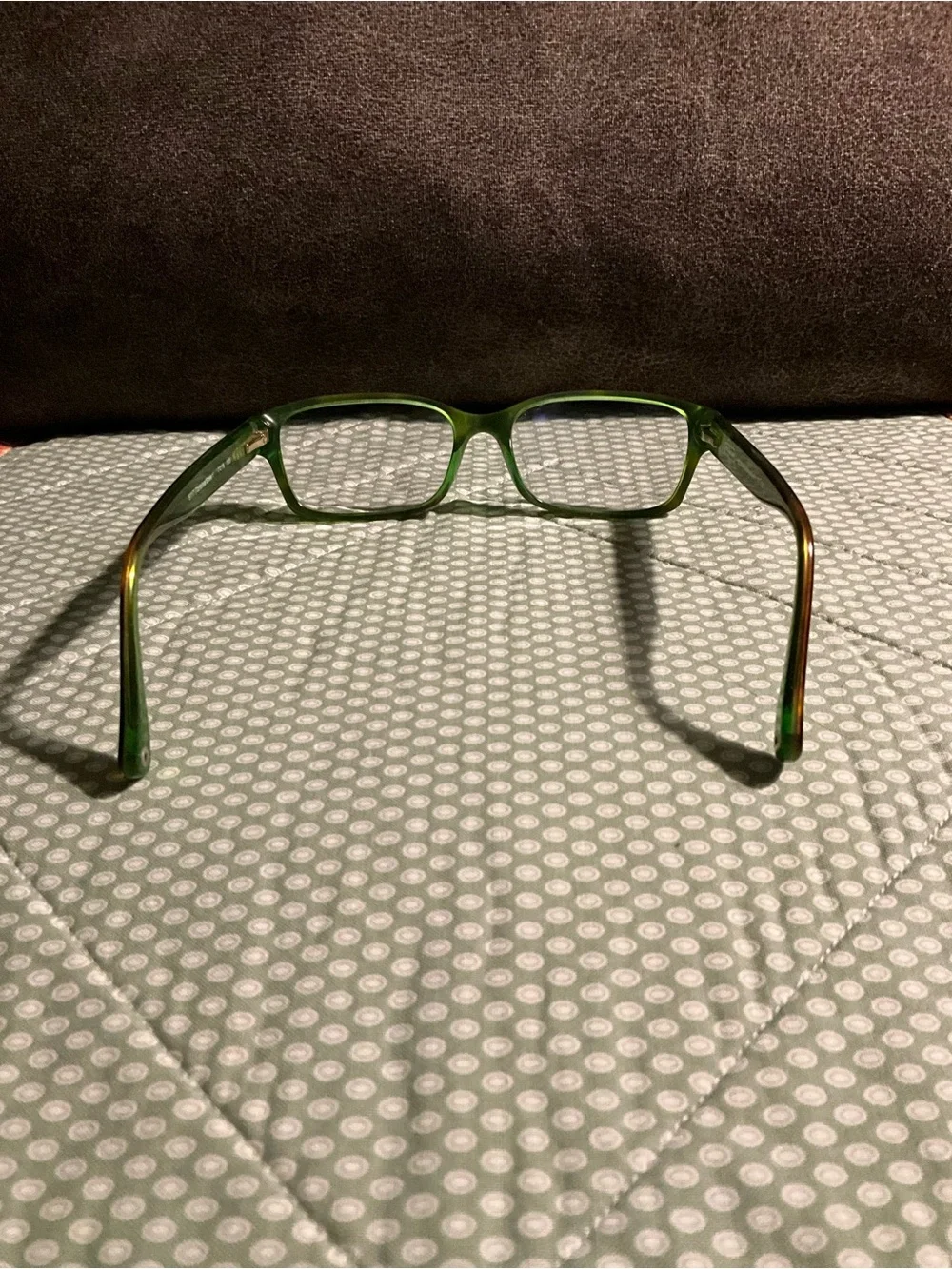 Coach Green Square Eyeglass Frame